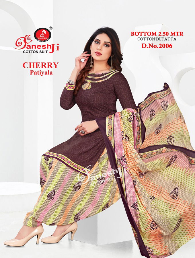 Ganeshji Cherry 2 Heavy Casual Wear Wholesale Dress Material Collection